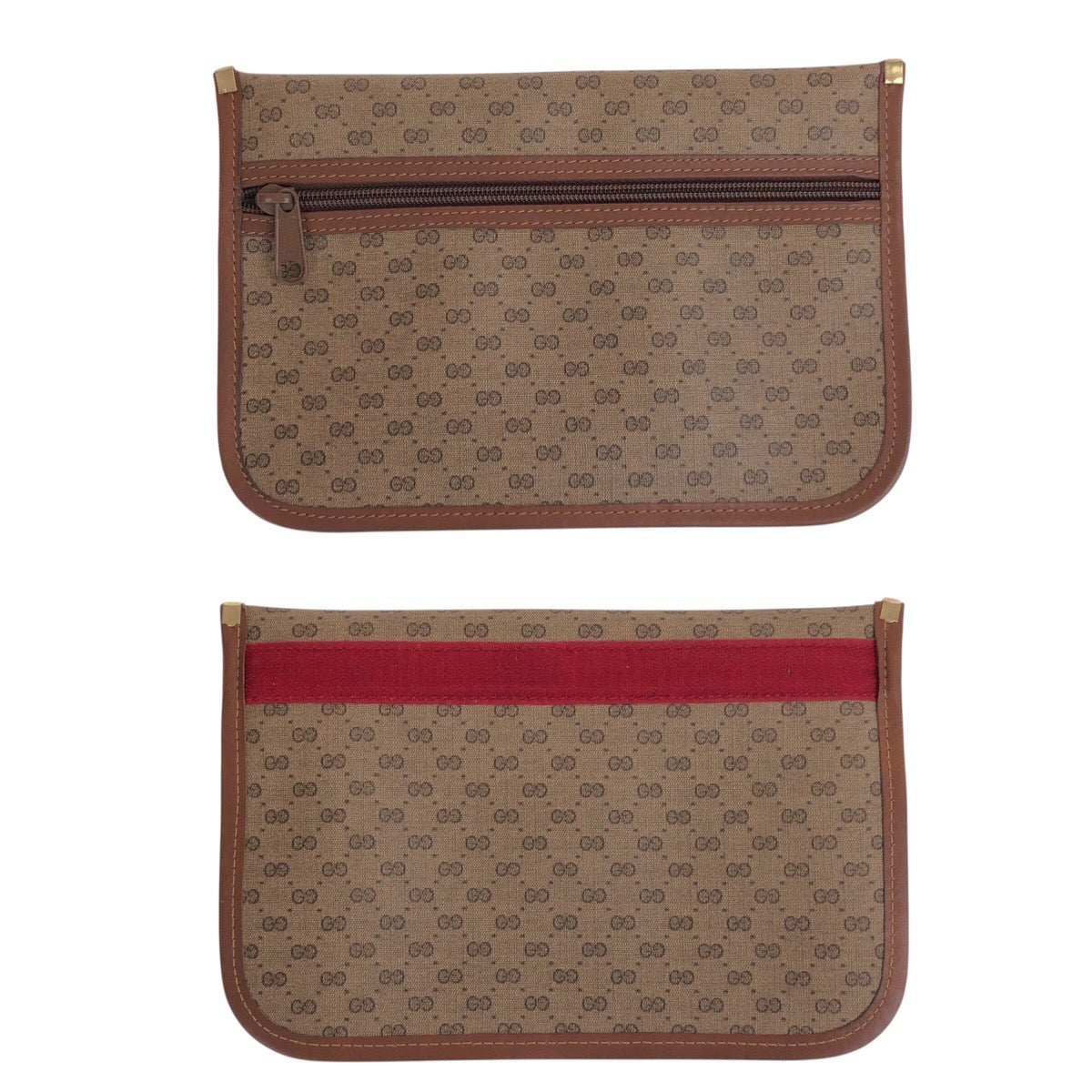 Gucci Shoulder Bag 019 39 0107 Pvc Brown Gold Metal Crossbody Shoulder Bag Unisex Old Gucci Shelly