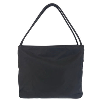 Prada Tote Bag Nylon Black Tote Bag Shoulder Bag Test Triangle With Logo Women