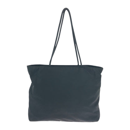 Prada Shoulder Bag 110 Nylon Black Shoulder Bag Tote Bag Test Triangle With Logo Women