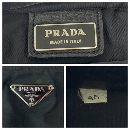 Prada Shoulder Bag Nylon Black Shoulder Bag Sacoche Pochette Test Triangle With Logo Mens
