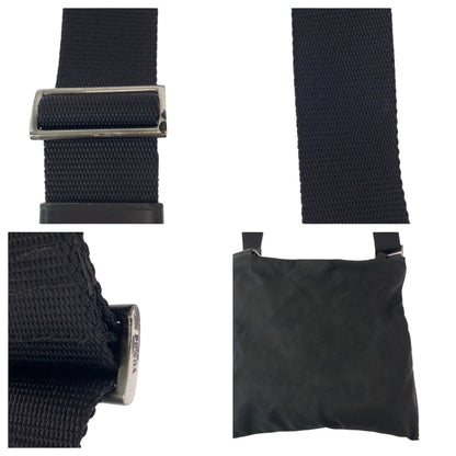 Prada Shoulder Bag Nylon Black Shoulder Bag Sacoche Pochette Test Triangle With Logo Mens