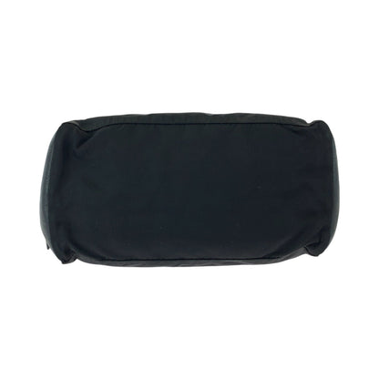 Prada Pouch Nylon Black Pouch Clutch Bag Test Triangle With Logo Women