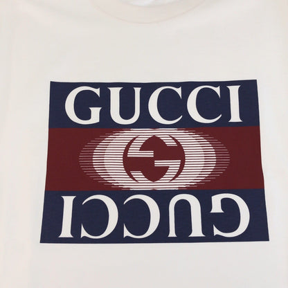 Gucci Short Sleeve T-Shirt 796395 Cotton White Multicolor Mens Xl