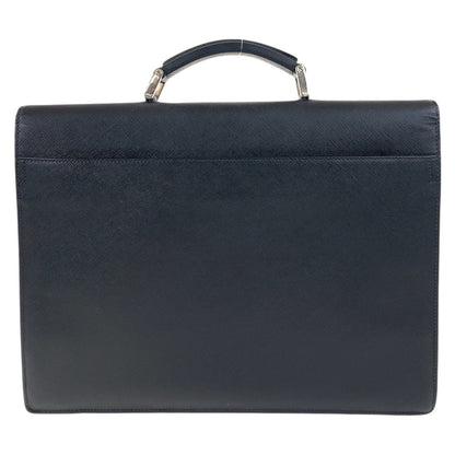 Prada Business Bag Leather Black Business Bag Briefcase Safiano Mens
