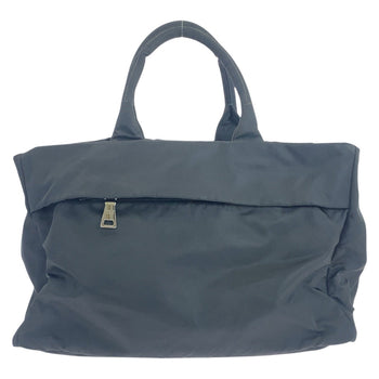 Prada Tote Bag Nylon Black Tote Bag Shoulder Bag Test Triangle With Logo Mens