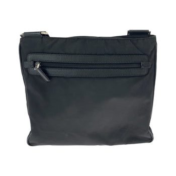 Prada Shoulder Bag Nylon Black Silvermetal Shoulder Bag Messenger Bag Test Triangle With Logo Women