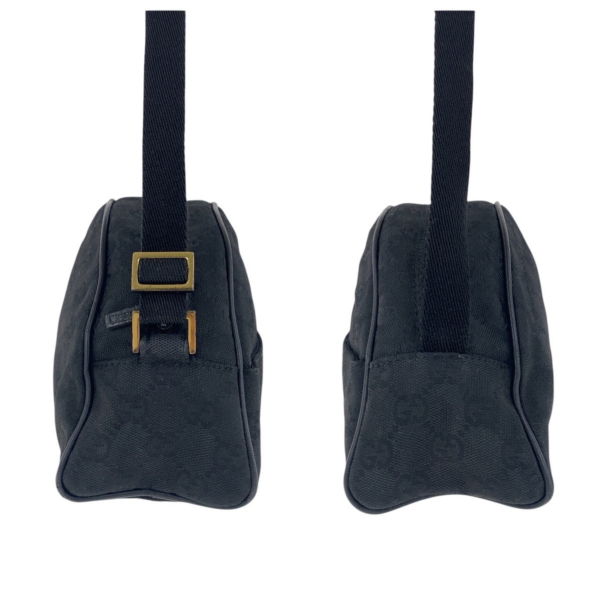 Gucci Handbag 90781 Gg Canvas Black Goldmetal Handbag Accessory Pouch Women