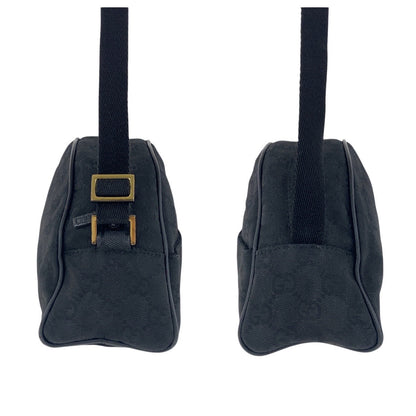 Gucci Handbag 90781 Gg Canvas Black Goldmetal Handbag Accessory Pouch Women