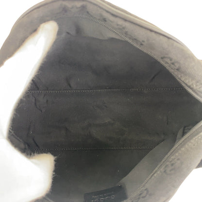 Gucci Handbag 90781 Gg Canvas Black Goldmetal Handbag Accessory Pouch Women