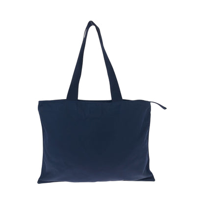 Prada Tote Bag 31 Nylon Navy Silvermetal Tote Bag Shoulder Bag Test Triangle With Logo Women
