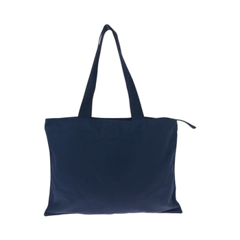 Prada Tote Bag 31 Nylon Navy Silvermetal Tote Bag Shoulder Bag Test Triangle With Logo Women