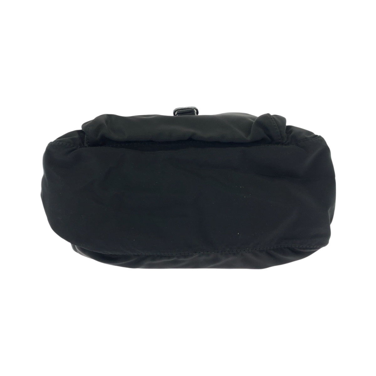 Prada Shoulder Bag Bt8994 Nylon Black Silvermetal Shoulder Bag Pochette Test Triangle With Logo Mens