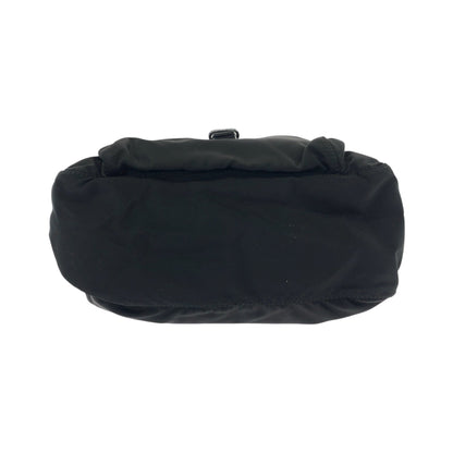 Prada Shoulder Bag Bt8994 Nylon Black Silvermetal Shoulder Bag Pochette Test Triangle With Logo Mens