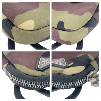 Prada Pouch Nylon Multicolor Test Triangle With Logo