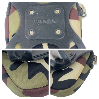 Prada Pouch Nylon Multicolor Test Triangle With Logo