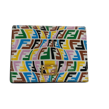 Fendi Bifold Wallet 8M0420 Agks Calfskin Multicolor Folding Wallet Compact Wallet Women(Unisex)