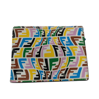 Fendi Bifold Wallet 8M0420 Agks Calfskin Multicolor Folding Wallet Compact Wallet Women(Unisex)