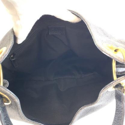 Gucci Shoulder Bag 257268 Gg Canvas Black Goldmetal