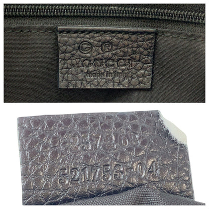 Gucci Shoulder Bag 257268 Gg Canvas Black Goldmetal