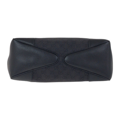 Gucci Shoulder Bag 257268 Gg Canvas Black Goldmetal