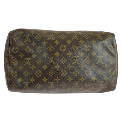 Louis Vuitton Handbag M41524 Pvc Brown Gold Metal Handbag Boston Duffel Bag Monogram Speedy 35 Women