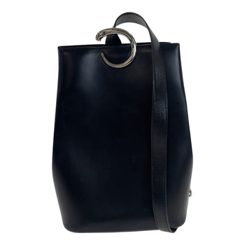 Cartier Shoulder Bag Leather Black Silvermetal Panthere