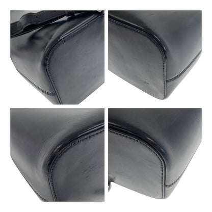 Cartier Shoulder Bag Leather Black Silvermetal Panthere