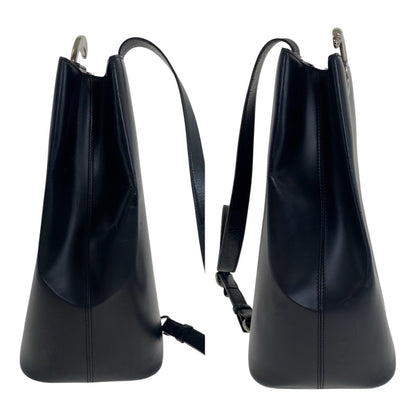 Cartier Shoulder Bag Leather Black Silvermetal Panthere