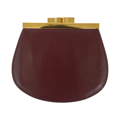 Cartier Coin Case Leather Bordeaux Must Line