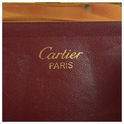 Cartier Coin Case Leather Bordeaux Must Line