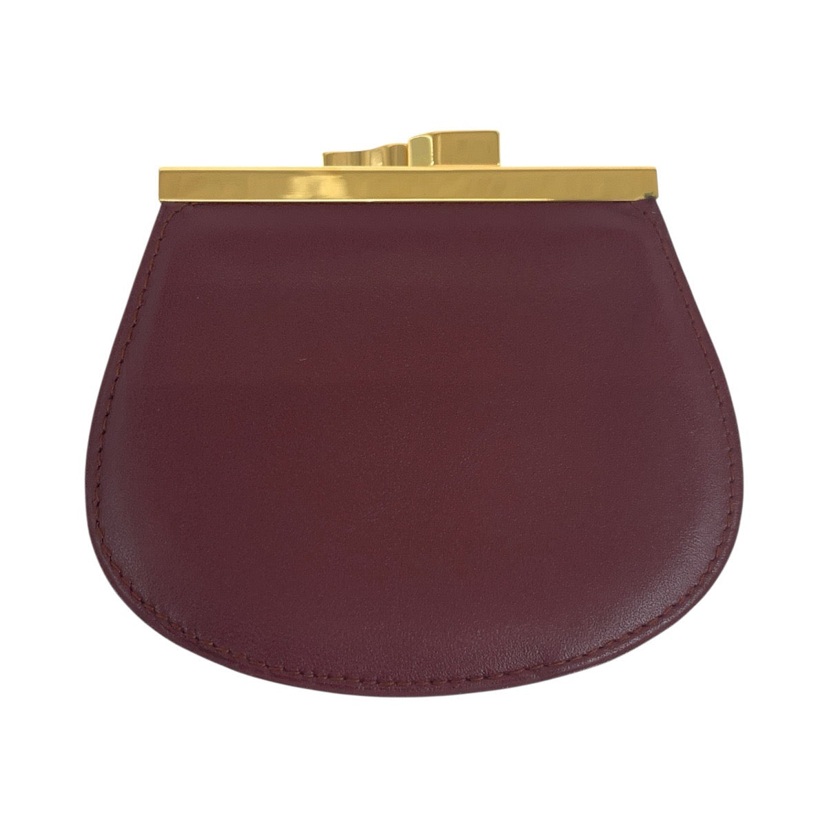 Cartier Coin Case Leather Bordeaux Must Line