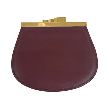 Cartier Coin Case Leather Bordeaux Must Line