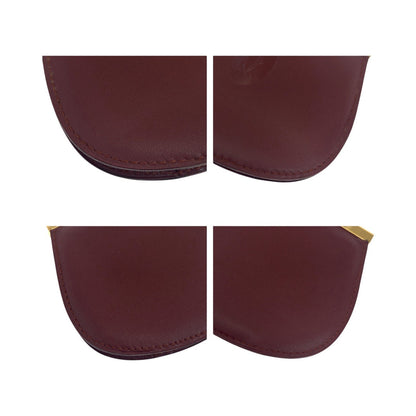 Cartier Coin Case Leather Bordeaux Must Line