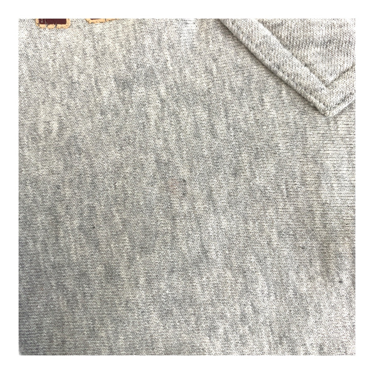 Stella Mccartney Short Sleeve Polo Shirt Cotton Gray Red Print Logo S
