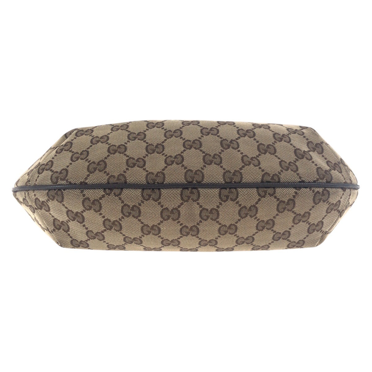 Gucci Shoulder Bag 181092 Gg Canvas Beige Brown Silvermetal Sherry Line