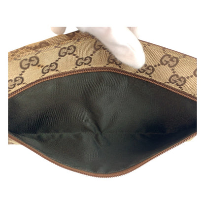 Gucci Sling Bag 28566 Gg Canvas Beige Brown