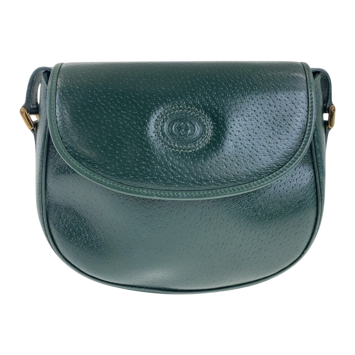 Gucci Shoulder Bag 007 261 0074 Leather Green Old Gucci