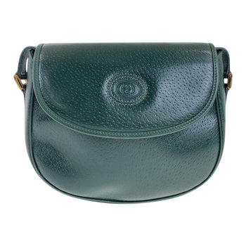 Gucci Shoulder Bag 007 261 0074 Leather Green Old Gucci