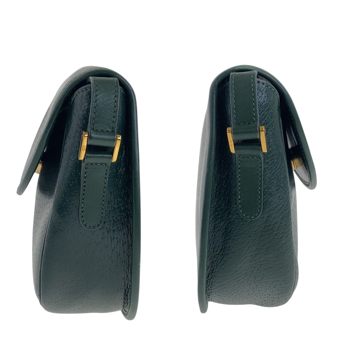 Gucci Shoulder Bag 007 261 0074 Leather Green Old Gucci