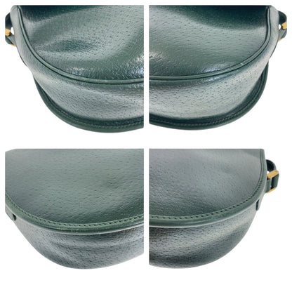 Gucci Shoulder Bag 007 261 0074 Leather Green Old Gucci