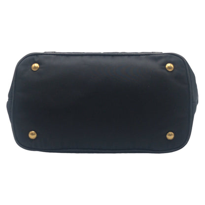 Prada Shoulder Bag Nylon Black Goldmetal Test