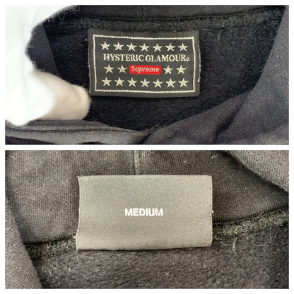 Supreme Hoodie Cotton Black Black Hysteric Glamour Collaboration M