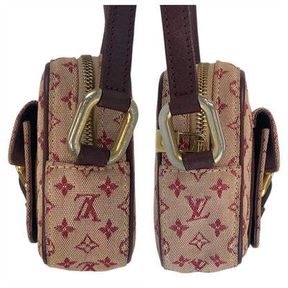 Louis Vuitton Shoulder Bag M92219 Canvas Pink Brown Gold Metal Monogram Mini Juliet Mm