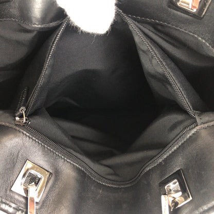 Gucci Tote Bag 31243 Gg Canvas Black Silvermetal