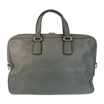 Gucci Business Bag 322057 Leather Grey Silvermetal Soho