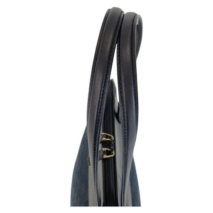 Gucci Tote Bag 002 1122 Gg Canvas Black Goldmetal