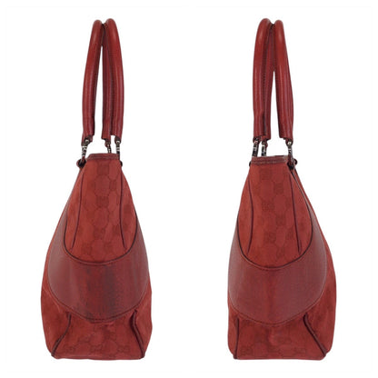 Gucci Tote Bag 113011 Gg Canvas Red