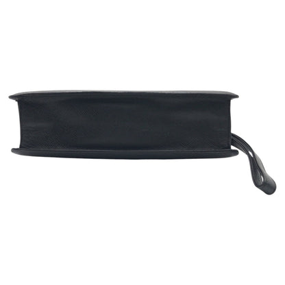 Louis Vuitton Clutch Bag M30782 Leather Black Black Taiga Ardwards Selenga