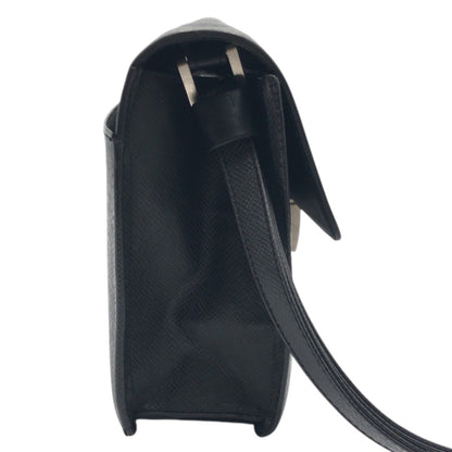 Louis Vuitton Clutch Bag M30782 Leather Black Black Taiga Ardwards Selenga