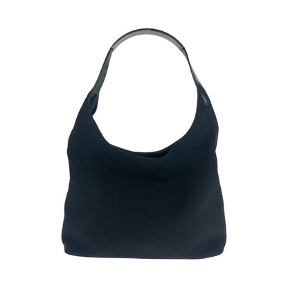 Gucci Shoulder Bag 001 3297 Canvas Black Silvermetal Hobo
